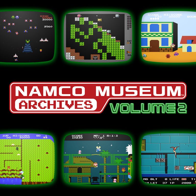 Front Cover for Namco Museum Archives Vol. 2 (Nintendo Switch) (download release)