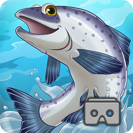 Front Cover for Salmon Race (Android) (Google Cardboard version (Google Play release))