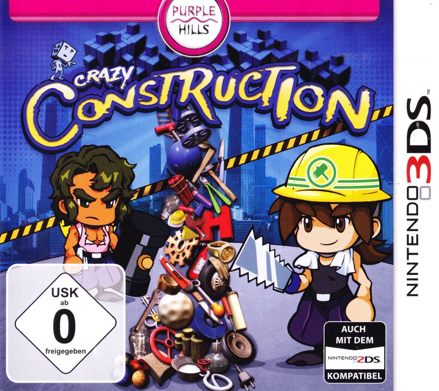 Front Cover for Crazy Construction (Nintendo 3DS)