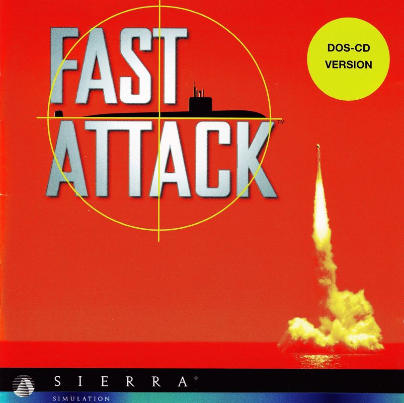 Front Cover for Fast Attack: High Tech Submarine Warfare (DOS)
