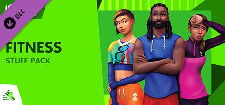 Front Cover for The Sims 4: Fitness Stuff (Windows) (Steam release)