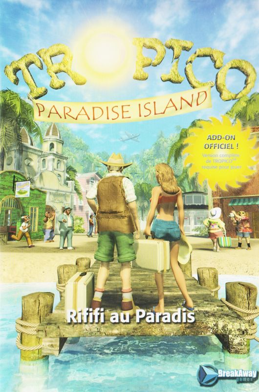 Manual for Tropico: Paradise Island (Windows): Front (16-page)
