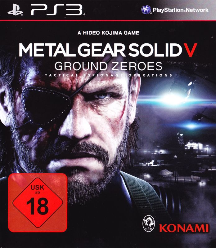 Front Cover for Metal Gear Solid V: Ground Zeroes (PlayStation 3)