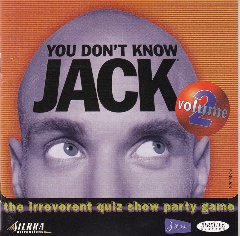 Front Cover for You Don't Know Jack: Volume 2 (Macintosh and Windows and Windows 3.x) (1998 release)