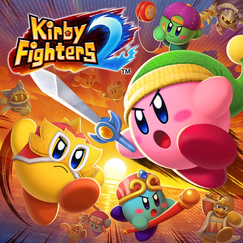 Front Cover for Kirby Fighters 2 (Nintendo Switch) (download release)