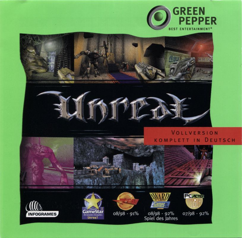 Manual for Unreal (Windows) (Green Pepper release (#91)): Front