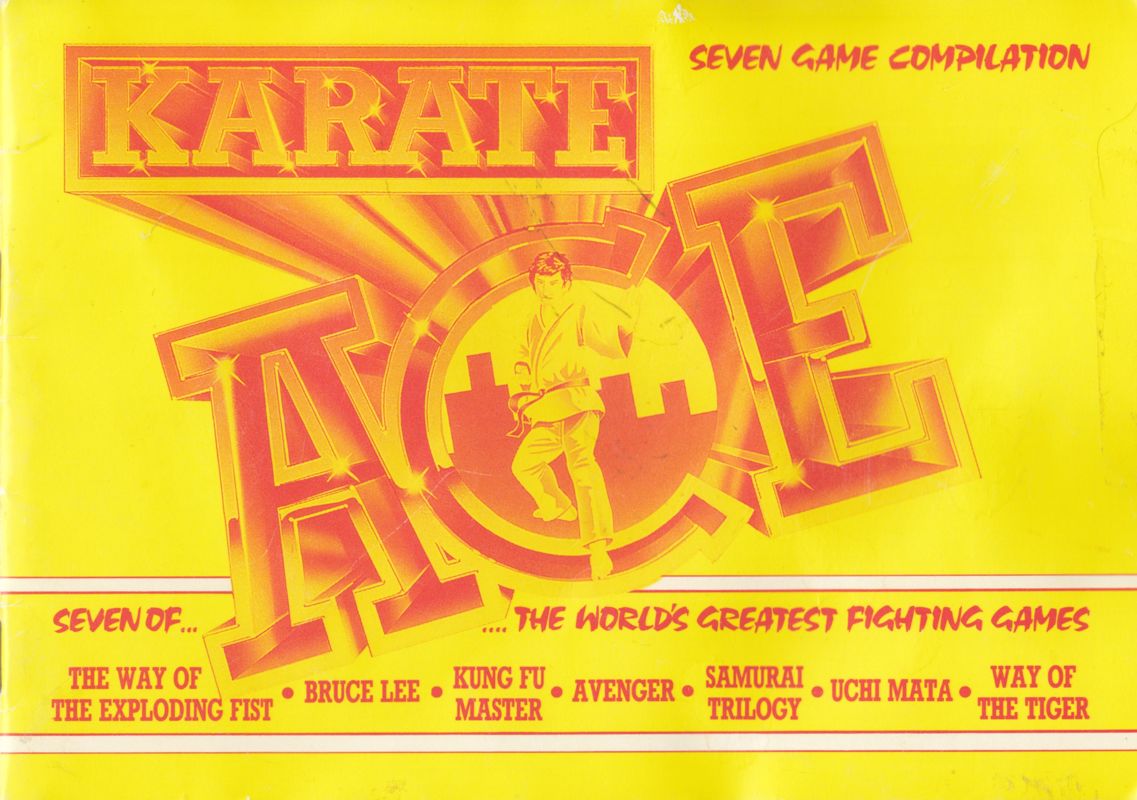 Manual for Karate Ace (Commodore 64): Front