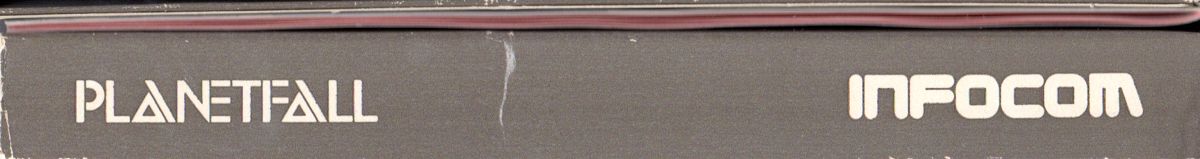 Spine/Sides for Planetfall (DOS) (Grey Box): Top/Bottom