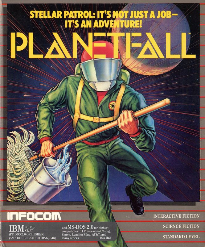 Front Cover for Planetfall (DOS) (Grey Box)