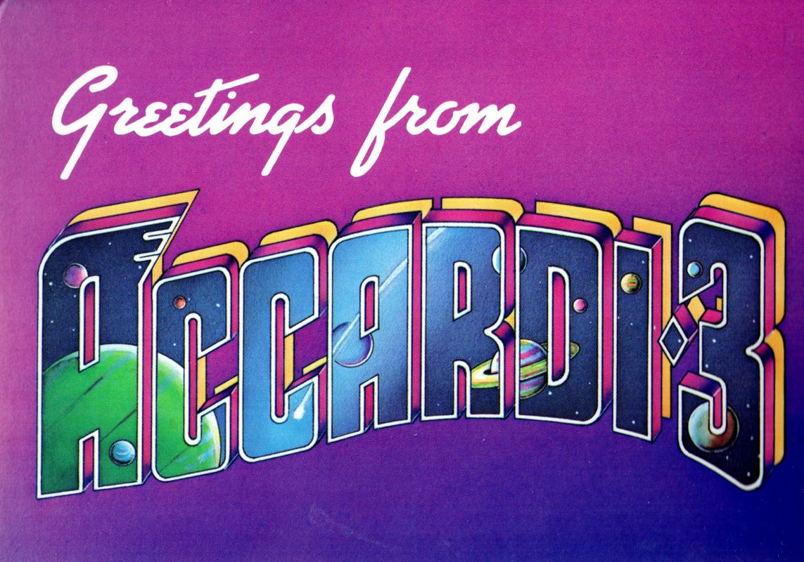Extras for Planetfall (DOS) (Grey Box): Accardi-3 Postcard