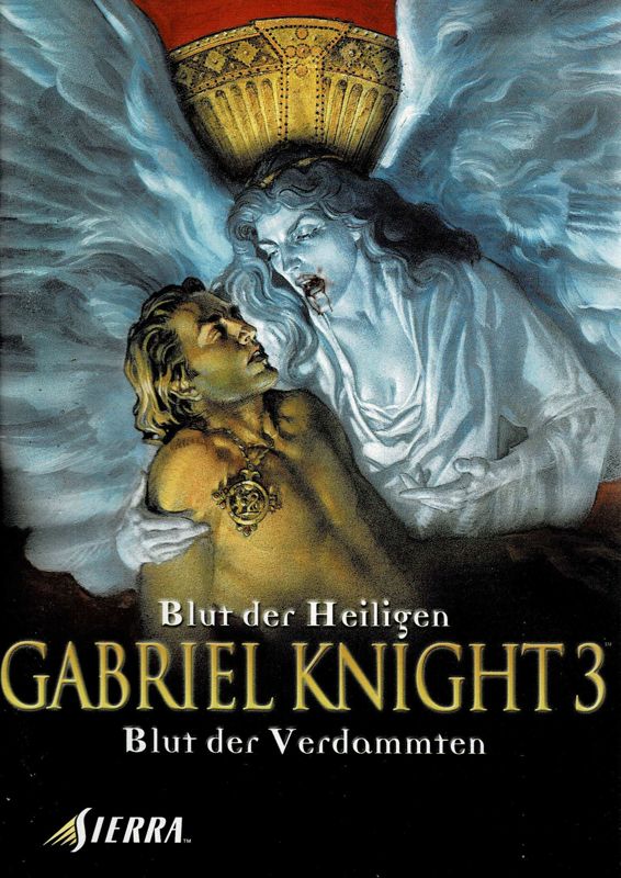 Manual for Gabriel Knight 3: Blood of the Sacred, Blood of the Damned (Windows) (Release with strategy guide): Front