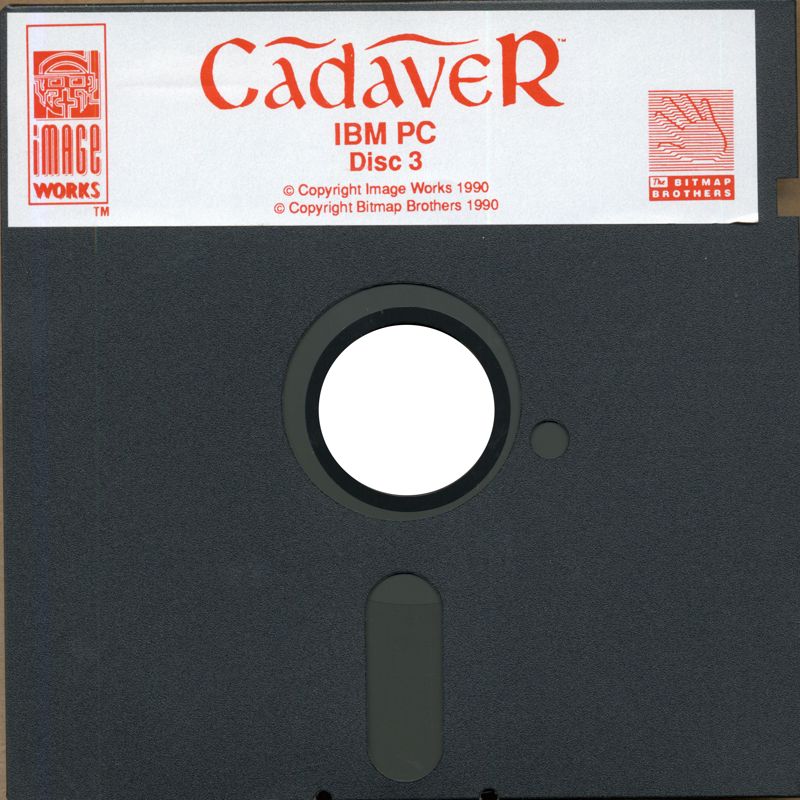 Media for Cadaver (DOS): Disk 3