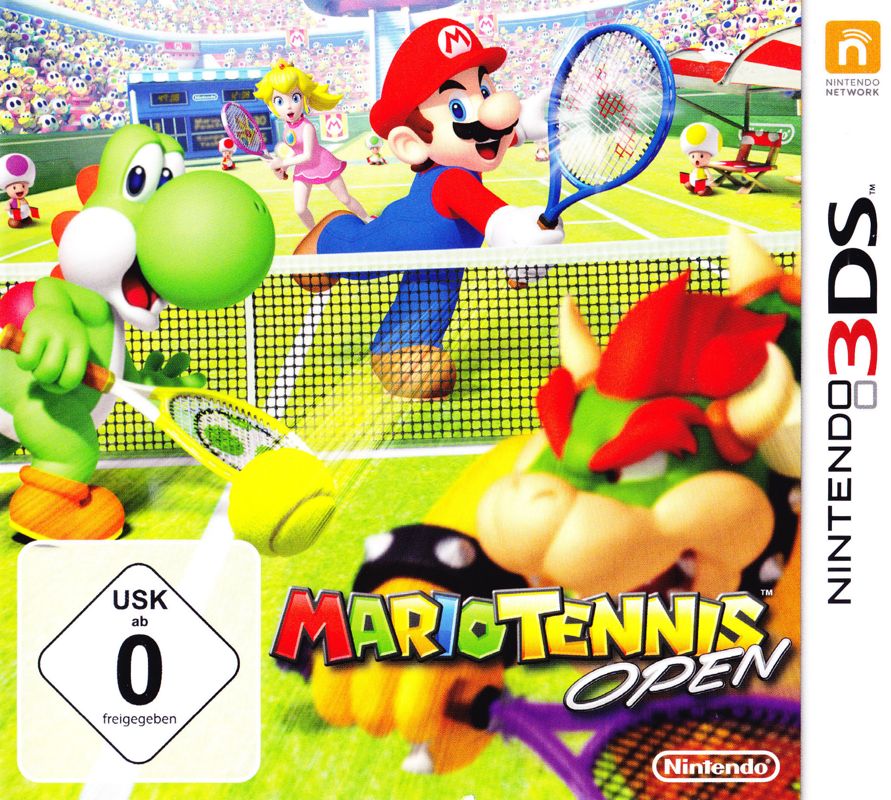 Front Cover for Mario Tennis Open (Nintendo 3DS)