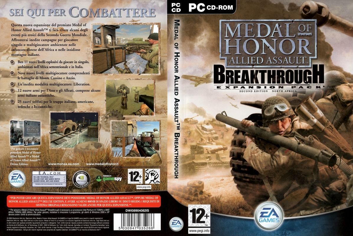Full Cover for Medal of Honor: Allied Assault - Breakthrough (Windows)
