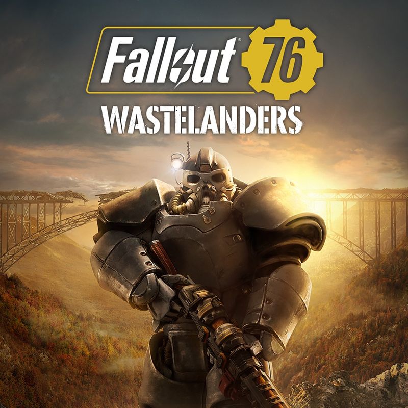 Front Cover for Fallout 76 (PlayStation 4) (download release): "Wastelanders" update version