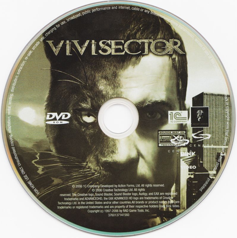 Media for Vivisector: Beast Within (Windows)