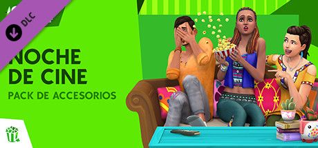 Front Cover for The Sims 4: Movie Hangout Stuff (Windows) (Steam release): Spanish version