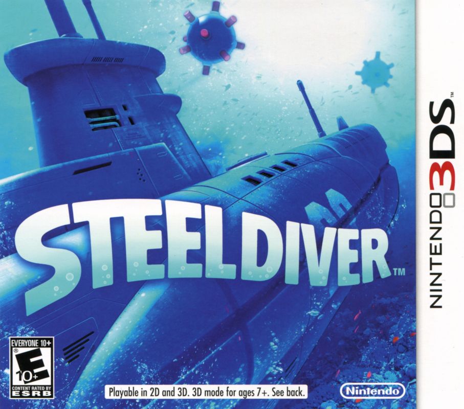 Front Cover for Steel Diver (Nintendo 3DS)