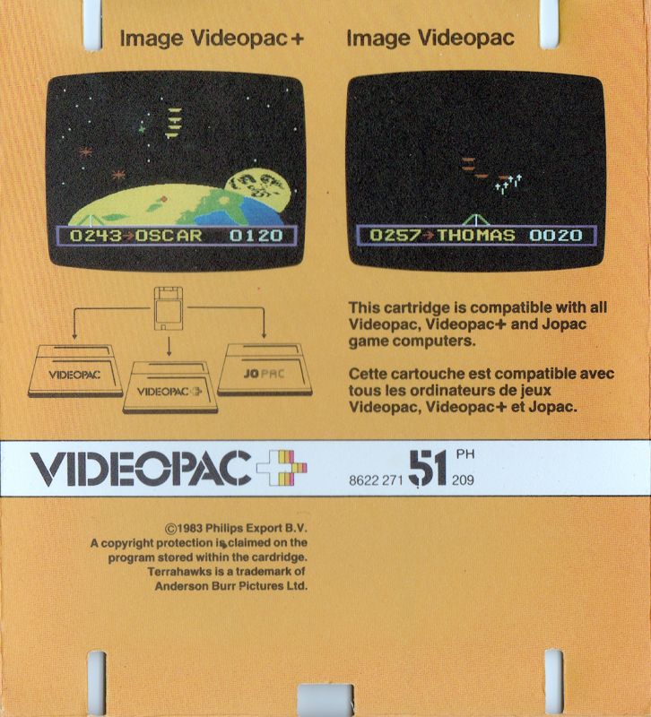 Back Cover for Attack of the Timelord! (Odyssey 2 and Videopac+ G7400)
