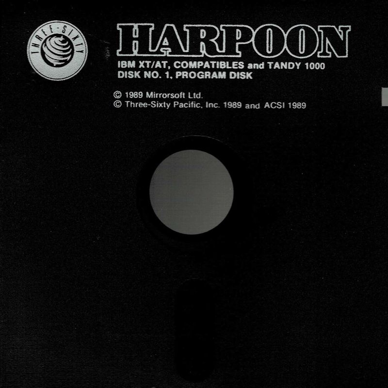 Media for Harpoon (DOS) (5,25'' Disk release): Disk 1
