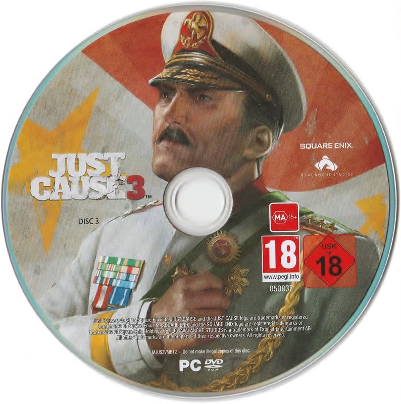 Media for Just Cause 3 (Collector's Edition) (Windows): Disc 3