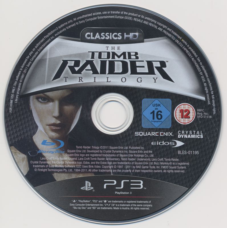 Media for The Tomb Raider Trilogy (PlayStation 3)