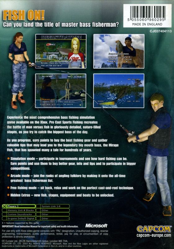 Pro Cast Sports Fishing Game sur Xbox 