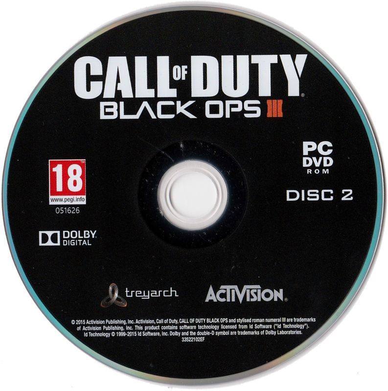 Media for Call of Duty: Black Ops III (Windows): Disc 2