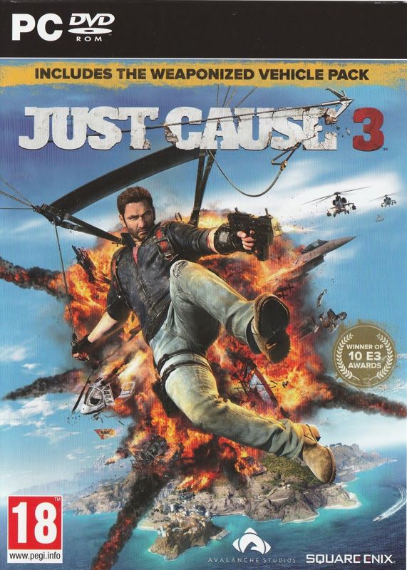 Other for Just Cause 3 (Collector's Edition) (Windows): Keep Case - Front