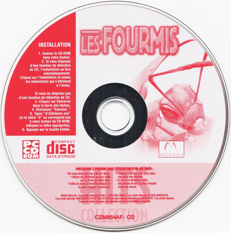 Media for Les Fourmis (Windows) (Hits Collection release (Mindscape 2003))