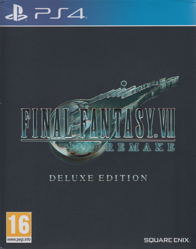 Front Cover for Final Fantasy VII: Remake (Deluxe Edition) (PlayStation 4)
