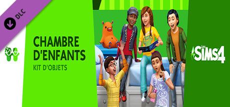 Front Cover for The Sims 4: Kids Room Stuff (Windows) (Steam release): French version