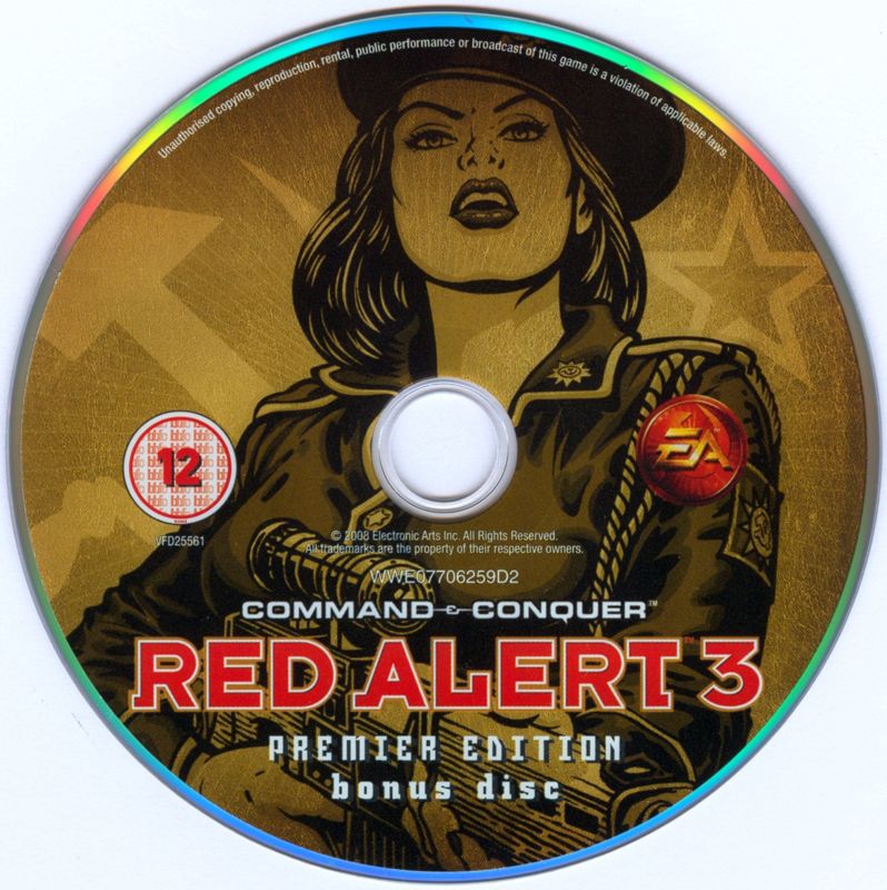Extras for Command & Conquer: Red Alert 3 (Premier Edition) (Windows) (Transparent slipcase; general European release): Bonus Disc