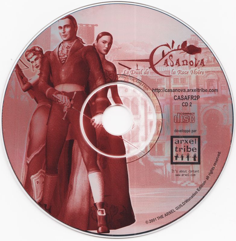 Media for Casanova: The Duel of the Black Rose (Windows): Disc 2