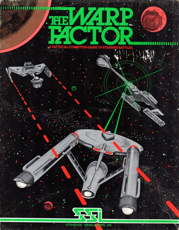 Front Cover for The Warp Factor (Apple II)