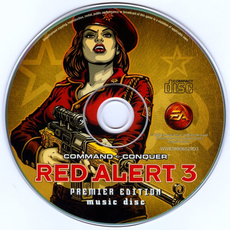Soundtrack for Command & Conquer: Red Alert 3 (Premier Edition) (Windows) (Transparent slipcase; general European release)