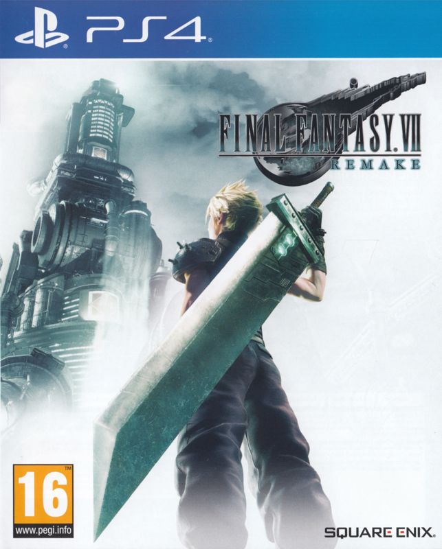Other for Final Fantasy VII: Remake (Deluxe Edition) (PlayStation 4): Keep Case - Front