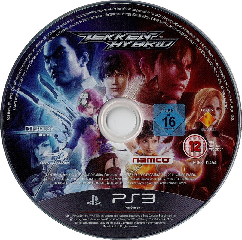 Media for Tekken: Hybrid (PlayStation 3)
