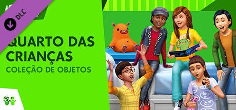 Front Cover for The Sims 4: Kids Room Stuff (Windows) (Steam release): Brazilian Portuguese version