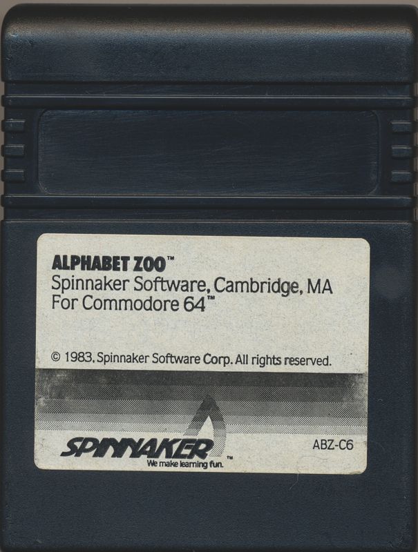 Media for Alphabet Zoo (Commodore 64)