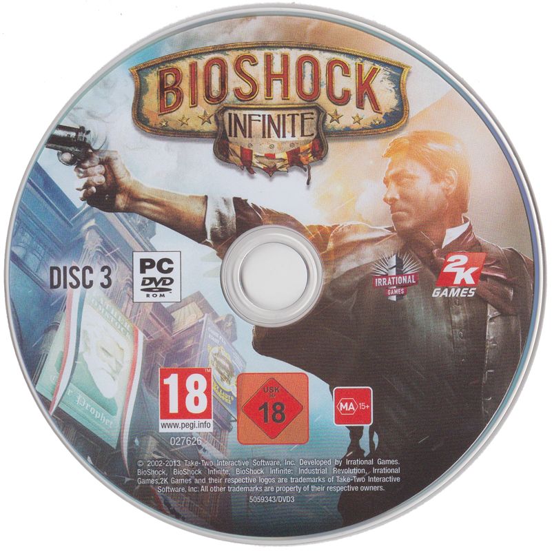 Media for BioShock Infinite (Premium Edition) (Windows): Disc 3