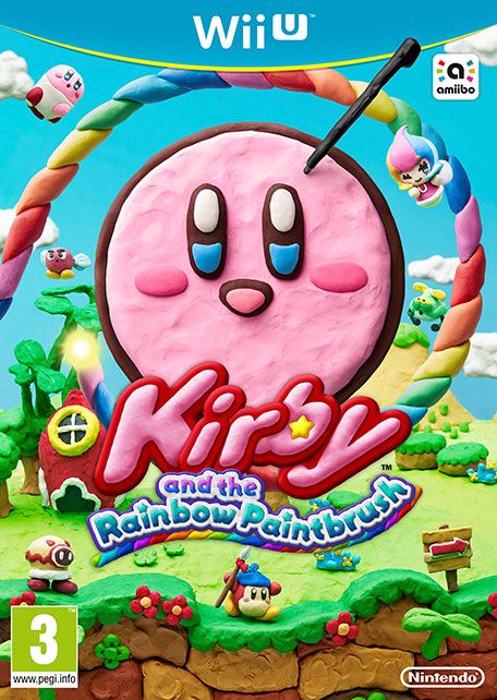 Front Cover for Kirby and the Rainbow Curse (Wii U) (download release)