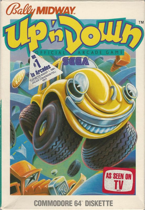 Front Cover for Up 'n Down (Commodore 64) (Disk Version)