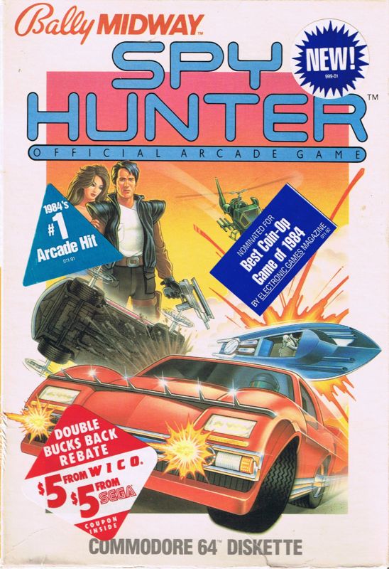 Front Cover for Spy Hunter (Commodore 64)