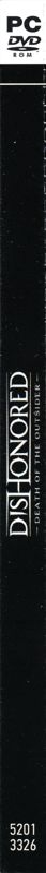 Spine/Sides for Dishonored: Death of the Outsider (Windows): Back Left
