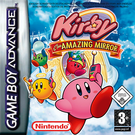 Front Cover for Kirby & The Amazing Mirror (Nintendo 3DS) (download release)