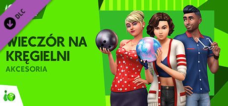 Front Cover for The Sims 4: Bowling Night Stuff (Windows) (Steam release): Polish version