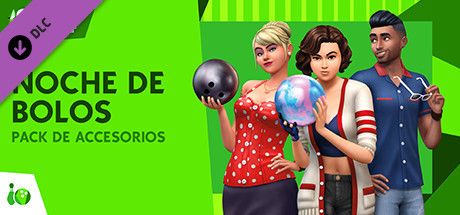 Front Cover for The Sims 4: Bowling Night Stuff (Windows) (Steam release): Spanish version