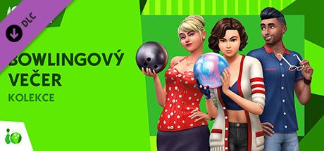 Front Cover for The Sims 4: Bowling Night Stuff (Windows) (Steam release): Czech version