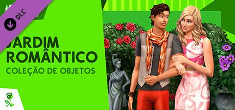 Front Cover for The Sims 4: Romantic Garden Stuff (Windows) (Steam release): Brazilian Portuguese version